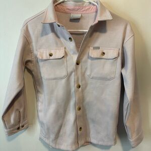 Columbia Light Pink Button-Up Jacket